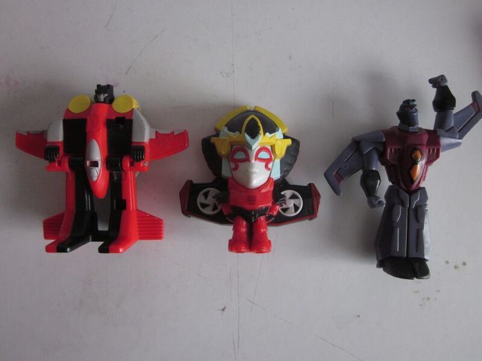 Vintage Mc Donalds Happy Meal transformers Armada Starscream Toy FiguresX3