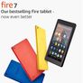 Fire 7 Tablet with Alexa, 7" Display, 8 GB, Punch Red Image 2