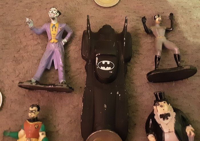 vintage collectable bat man set