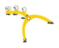 Bike Rack - Saris Bones 3 - Yellow