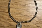 Vintage Sterling Silver Bracelet with Silver Key