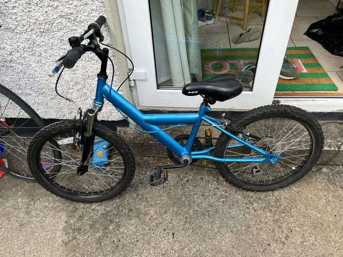 20" Indi blue kids 6 gear bike