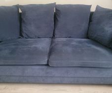 navy 3 seater sofa