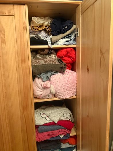 Wooden wardrobe
