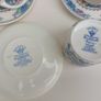 Beautiful and Rare Masons Patent Ironstone Set of Six Straight Sided Coffee/Tea Cup and Saucer Duos in the Regency Pattern, Circa 1950 Image 8