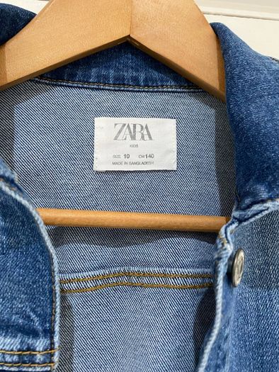 Girls Zara denim jacket age 10