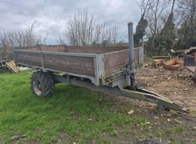 12x6 tractor tipper trailer