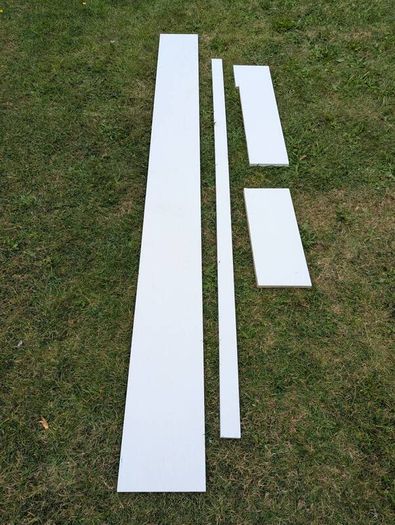 White Timber-leftovers from new fitted wardrobe