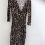 Zapara Animal Print Wrap style dress 10 Image 4