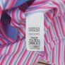 Marks and Spencer Autograph mens striped pure cotton long sleeve shirt 2-3xl size Image 8