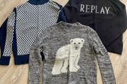 Replay and M&amp;S sweater jumper knitwear blouse tops size L/XL