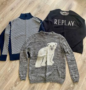 Replay and M&S sweater jumper knitwear blouse tops size L/XL
