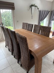 Table and 8 chairs