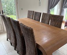 Table and 8 chairs