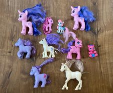 10 Kids Vintage My Little Pony Figures/ Toys