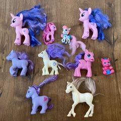 10 Kids Vintage My Little Pony Figures/ Toys