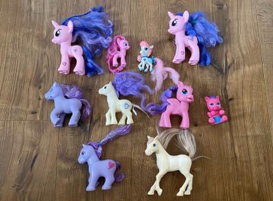 10 Kids Vintage My Little Pony Figures/ Toys