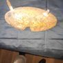 Genuine Antique 19th Century Metal Grizzet pan for Rushlights. Antique iron pan, used for melting fat or tallow for Rushlights Image 6