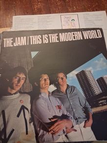 The Jam - This is the Modern World - 1977 vinyl LP - UK.   PLUS -  News of the World 7 inch single