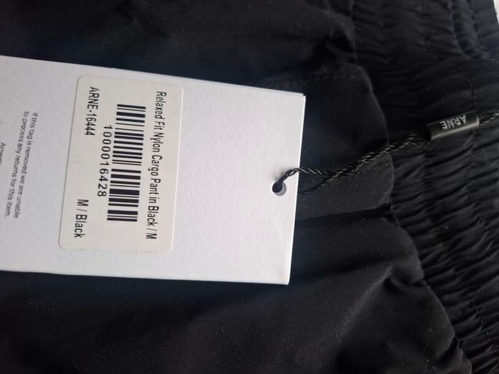 Relaxed fit Nylon Cargo Pant Black/ Medium
