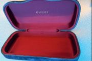Gucci suede hard case sunglasses brand new