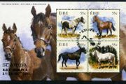 2011 Ireland Stampa Public Souvenir The Irish Horse Commemorative Stamps Miniature Sheet Overprinted for Stampa cancelled with show cancel of 23rd October 2011