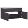 Sink Cabinet with Built-in Basin Grey Chipboard Image 5