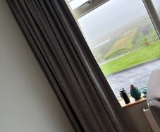 2 pairs of grey curtains 90 x 90