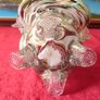 10.75 Inches Tall Murano Millefiori Art Glass Basket Image 10