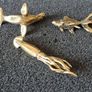 3 brass animals. Solid brass. Image 2