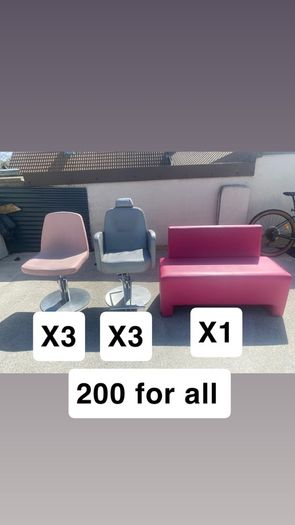 salon chairs