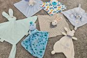 Collection of baby comforters
