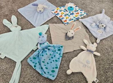 Collection of baby comforters