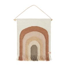 OYOY mini wall rug rainbow wall hanging