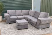 verona corner sofa &amp;footstool