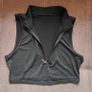 Blank front zipper cropped top size 10 Image 3