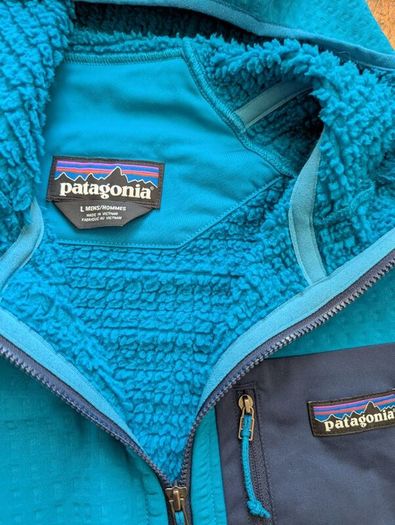 Patagonia R2 TechFace Hoody Andes Blue