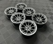 17 18" Inch Strom DSF55 Alloy Wheels 5x114.3 Nissan Silvia Skyline S14 S15 RX7 R32 R33 Lexus IS200