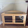 Oak corner TV Unit Image 3