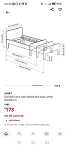 IKEA extendable kids bed.