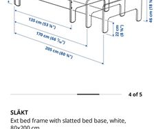 IKEA extendable kids bed.