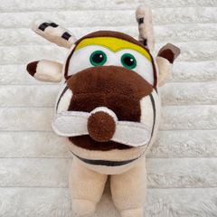 Super Wings Flying Friends Soft Plush Toy AirPlane Bello approx. 18 cm. Dirty Used Please see photos