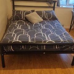 Double bed, double mattress for free
