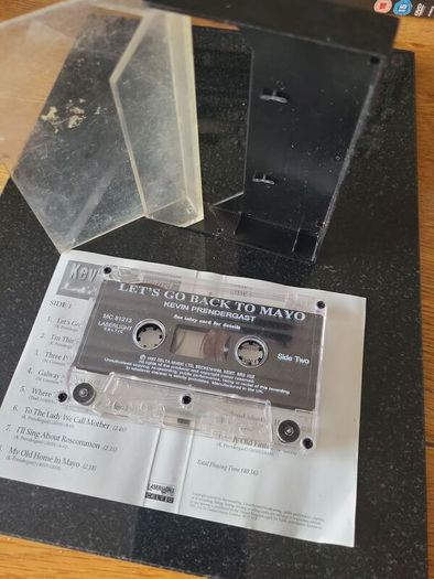 Kevin Prendergast Lets Go Back To Mayo Cassette Irish Country Collection