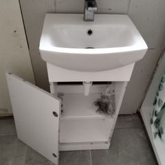 Washhand basin,tap  and vanity unit