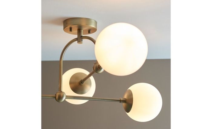 antique brass ceiling light