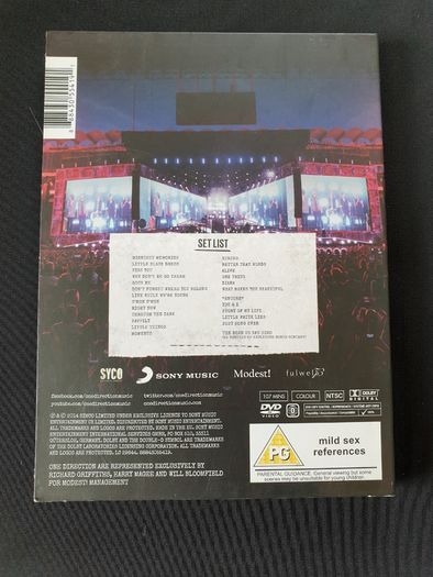 One Direction DVD Where We Are 2014