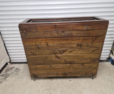 Tall Planter with Removable Plant box