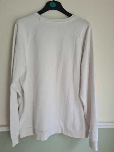 mens UNDER ARMOUR jumper sweater COLDGEAR white Size XXXL triple extra large crew neck