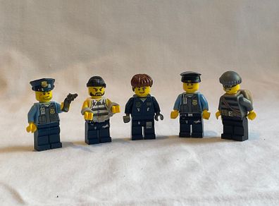 Lego City figurines x 5